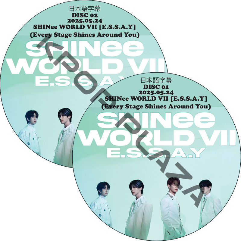 SHINee WORLD VII [E.S.S.A.Y] (Every Stage Shines Around You) In Seoul Day1 (2025.05.24 #2枚セット) 日本語字幕の画像