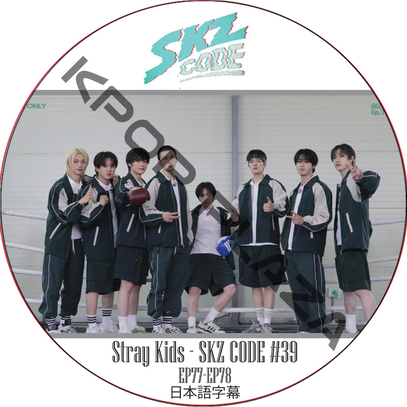 STRAY KIDS SKZ CODE #39 (EP77-EP78) 日本語字幕 / ストレイキッズ [K-POP DVD]の画像
