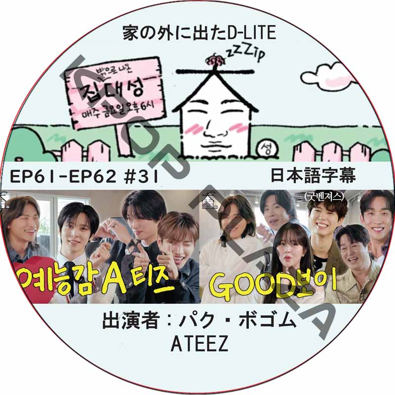 家の外に出たD-LITE (EP61-EP62 #31) 日本語字幕 / [レギュラー出演 : デソン (BIGBANG)][出演者 : パク・ボゴム, ATEEZ] テミン [K-POP DVD]の画像