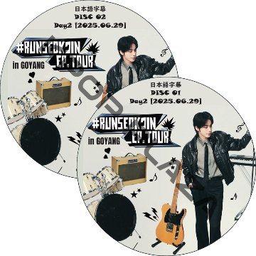 BTS JIN #RUNSEOKJIN_EP.TOUR in GOYANG Day2 (2025.06.29 #2枚セット) 日本語字幕 / 防弾少年団 BTS ソクジン [K-POP DVD]の画像