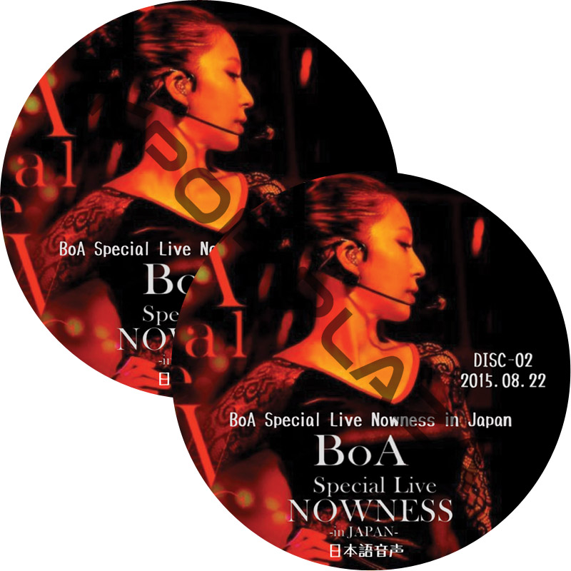 BoA Special Live Nowness in Japan (2025.08.22 #2枚セット) 日本語音声 / BOA ボア [K-POP DVD]の画像