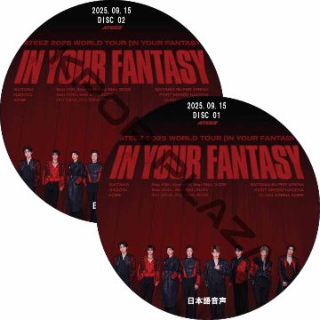 ATEEZ 2025 WORLD TOUR [IN YOUR FANTASY] IN JAPAN [SAITAMA ARENA] (2025.09.15 #2枚セット) 日本語音声の画像