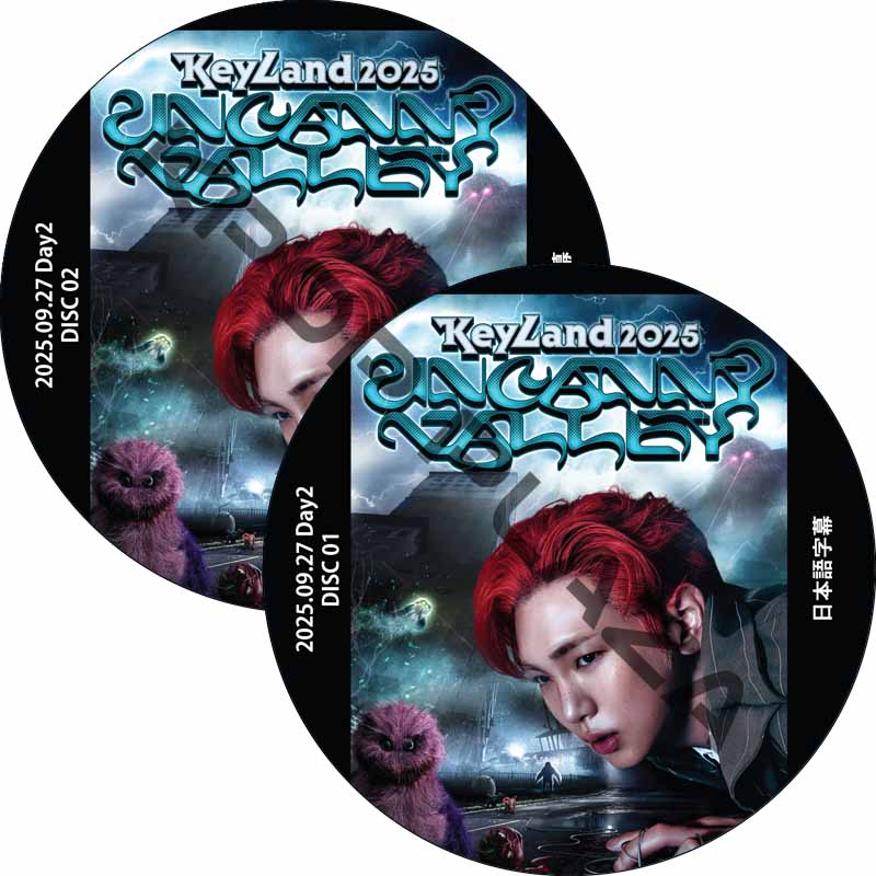 2025 KEYLAND [Uncanny Valley] In Seoul Day2 (2025.09.27 #2枚セット) 日本語字幕 / シャイニー shinee dvd キーの画像