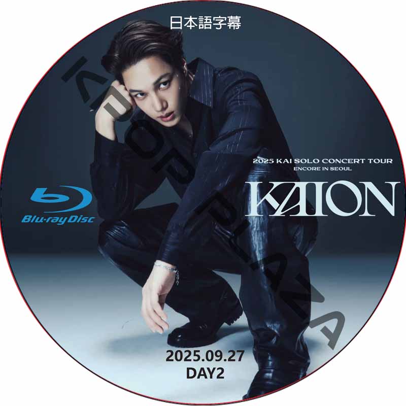 [Blu-ray] 2025 KAI SOLO CONCERT TOUR [KAION] ENCORE IN SEOUL Day2 (2025.09.27) 日本語字幕 / エクソ カイの画像