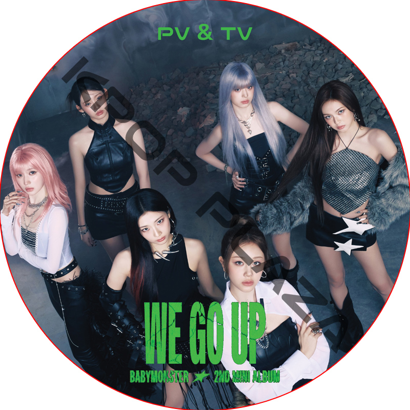 BABYMONSTER PV & TV COLLECTION (WE GO UP) / ベイビーモンスター BABY MONSTER DVD [K-POP DVD]の画像