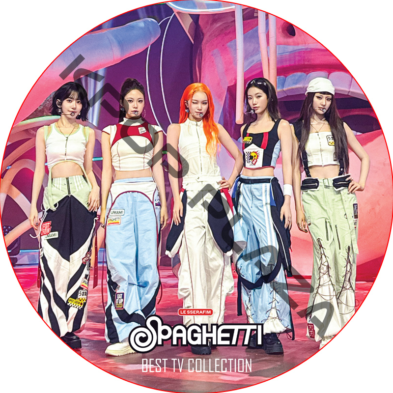 LE SSERAFIM BEST TV COLLECTION (SPAGHETTI) / ルセラフィム [K-POP DVD]の画像