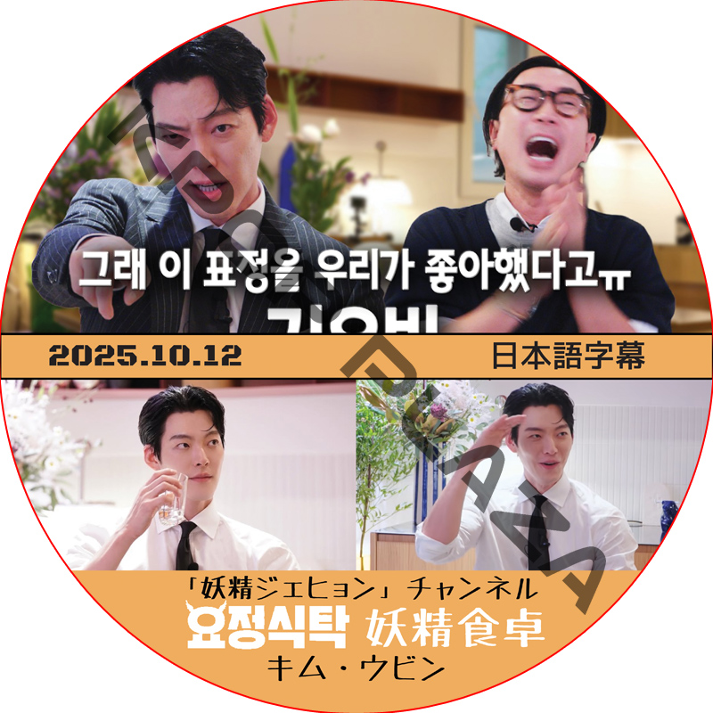 妖精食卓 (2025.10.12) 日本語字幕 / [出演者 : キム・ウビン] KIM WOO BIN 妖精ジェヒョン チェンネル [K-POP DVD]の画像