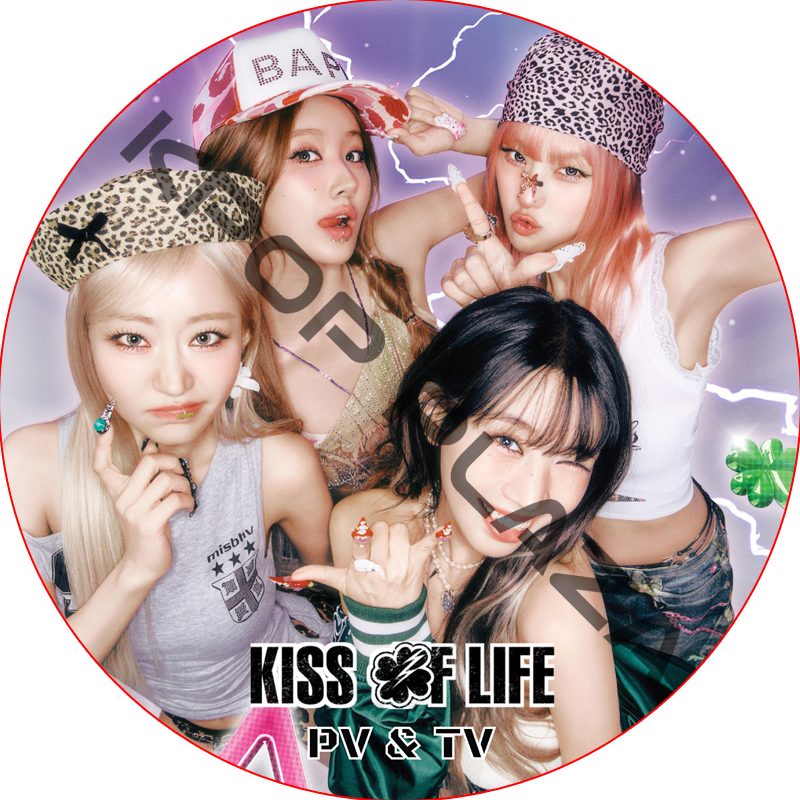 KISS OF LIFE PV & TV COLLCETION (Lucky) / キスオブライフ KISS OF LIFE DVD[K-POP DVD]の画像