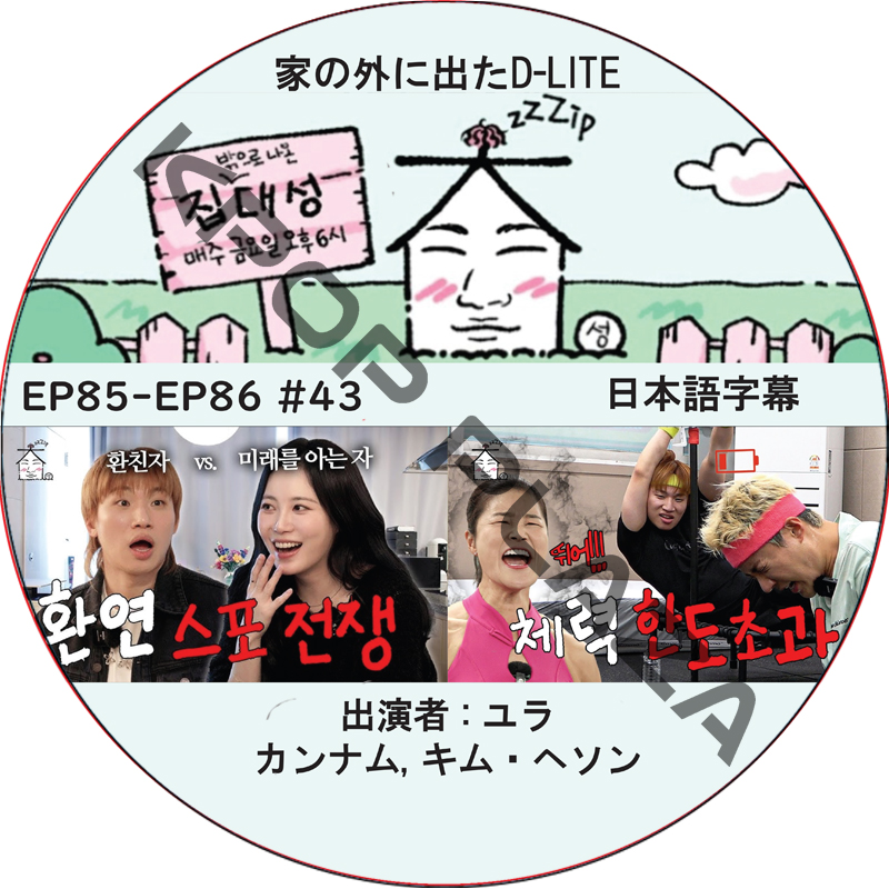 家の外に出たD-LITE (EP85-EP86 #43) 日本語字幕 / [レギュラー出演 : デソン (BIGBANG)][出演者 : ユラ, カンナム, キム・ヘソン] [K-POP DVD]の画像