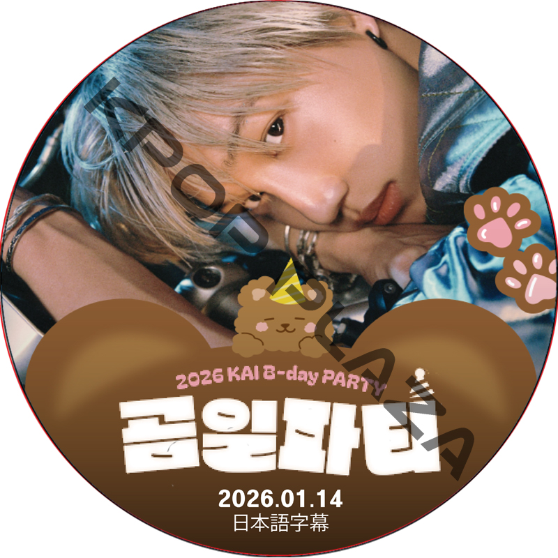 2026 KAI B-day PARTY (2026.01.14) 日本語字幕 / EXO DVD カイ [K-POP DVD]の画像