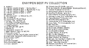 ENHYPEN BEST PV COLLECTION (THE SIN VANISH) / ENHYPEN DVD [K-POP DVD]の画像