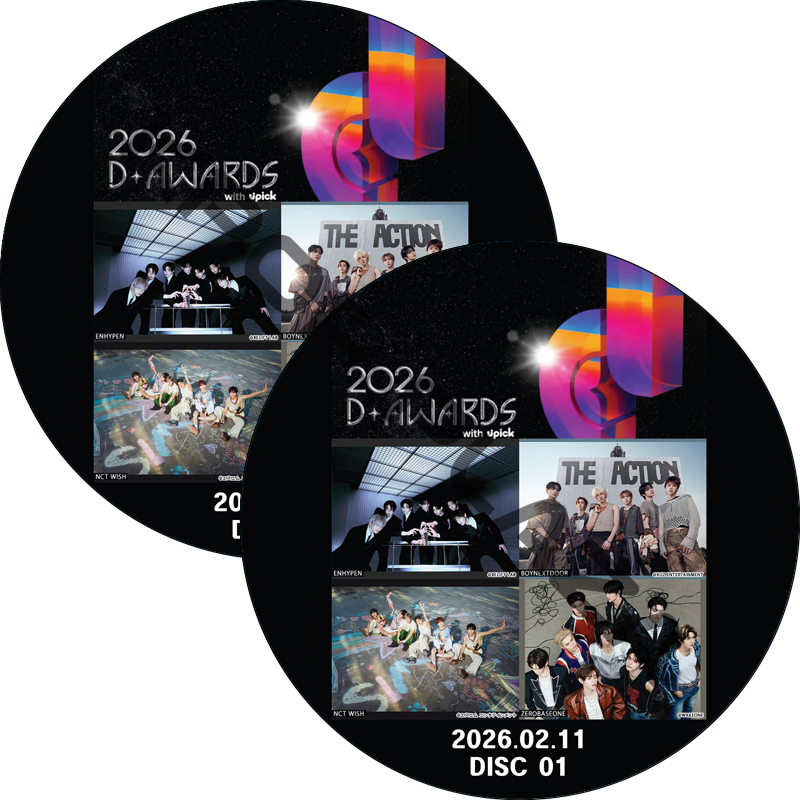 2026 D AWARDS with upick (26.02.11 #2枚セット) 日本語字幕なし / [出演者 : ENHYPEN, NCT WISH, ZEROBASEONE 他]の画像