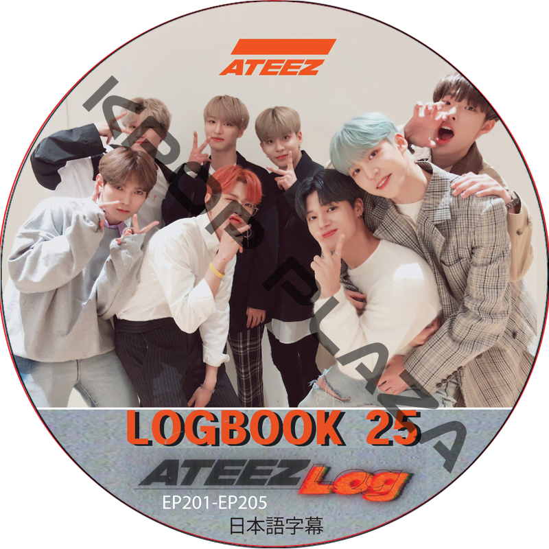 ATEEZ LOGBOOK25 (EP201-EP205) 日本語字幕 / ATEEZ [K-POP DVD]の画像
