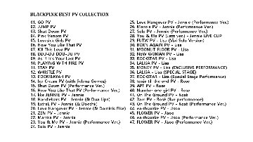 BLACKPINK BEST PV COLLECTION (DEADLINE) / ブラックピンク [K-POP DVD]の画像