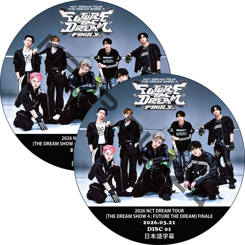 2026 NCT DREAM TOUR [THE DREAM SHOW 4 : FUTURE THE DREAM] FINALE (26.03.21 #2枚セット) 日本語字幕の画像
