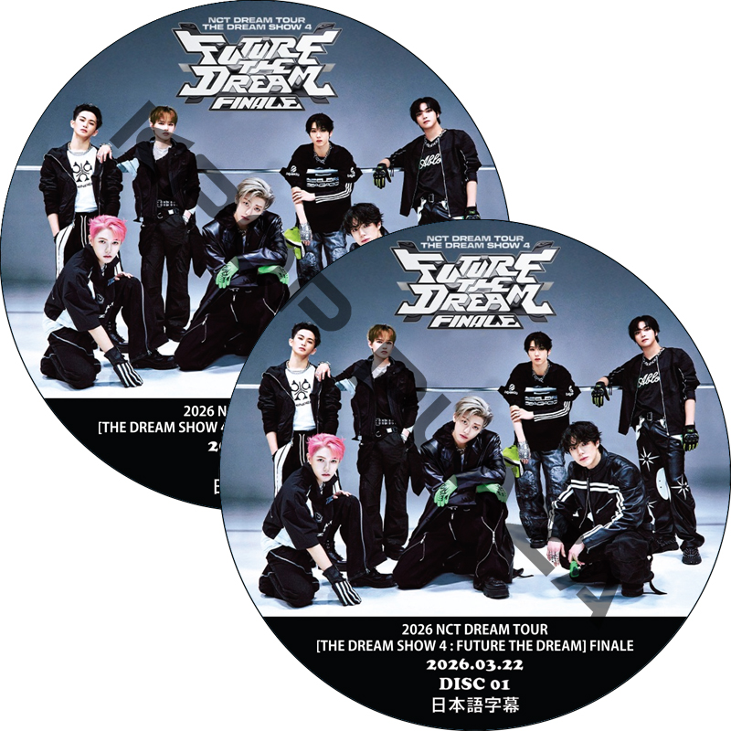 2026 NCT DREAM TOUR [THE DREAM SHOW 4 : FUTURE THE DREAM] FINALE (26.03.22 #2枚セット) 日本語字幕の画像