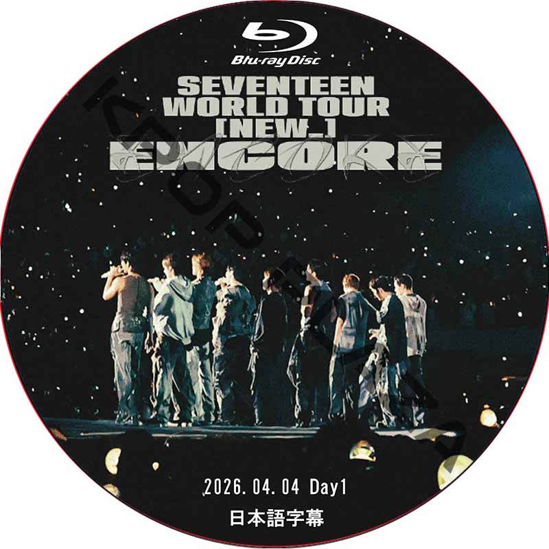 [Blu-ray] SEVENTEEN WORLD TOUR [NEW_] ENCORE Day1 (26.04.04) 日本語字幕 / SVT DVD セブチ [K-POP DVD]の画像