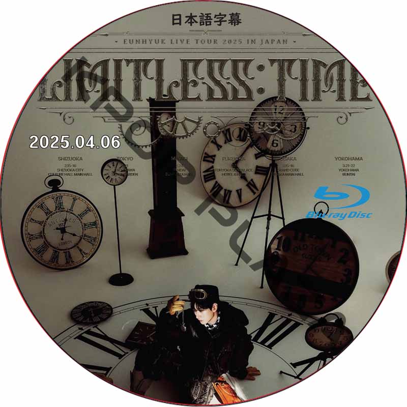[Blu-ray] EUNHYUK LIVE TOUR 2025 -Limitless Time- Specialin SEOUL + スペシャルメイキング (2025.04.06) 日本語字幕の画像