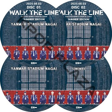ENHYPEN WORLD TOUR 'WALK THE LINE' IN JAPAN -SUMMER EDITION- (#4枚セット) 日本語音声の画像
