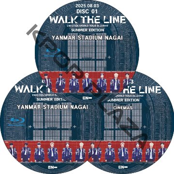[Blu-ray] ENHYPEN WORLD TOUR 'WALK THE LINE' IN JAPAN -SUMMER EDITION- (#3枚セット) 日本語音声の画像