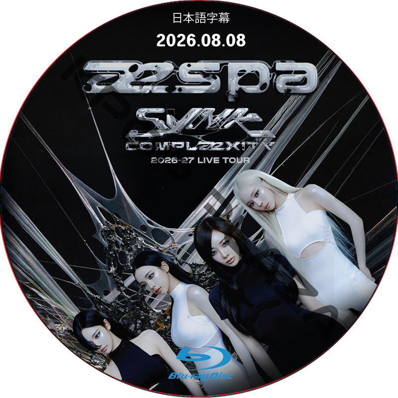 [Blu-ray] 2026-27 aespa LIVE TOUR -SYNK : COMPLaeXITY- (2026.08.08) 日本語字幕 / エスパ AESPA DVDの画像