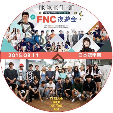 CNBLUE FNC夜遊会 (2015.08.11) 日本語字幕 / シーエヌブルー FTISLAND N.FLYING AOA [K-POP DVD]の画像
