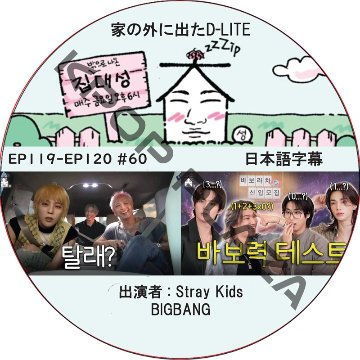 家の外に出たD-LITE (EP119-EP120 #60) 日本語字幕 / [レギュラー出演 : デソン (BIGBANG)][出演者 : Stray Kids, BIGBANG]の画像