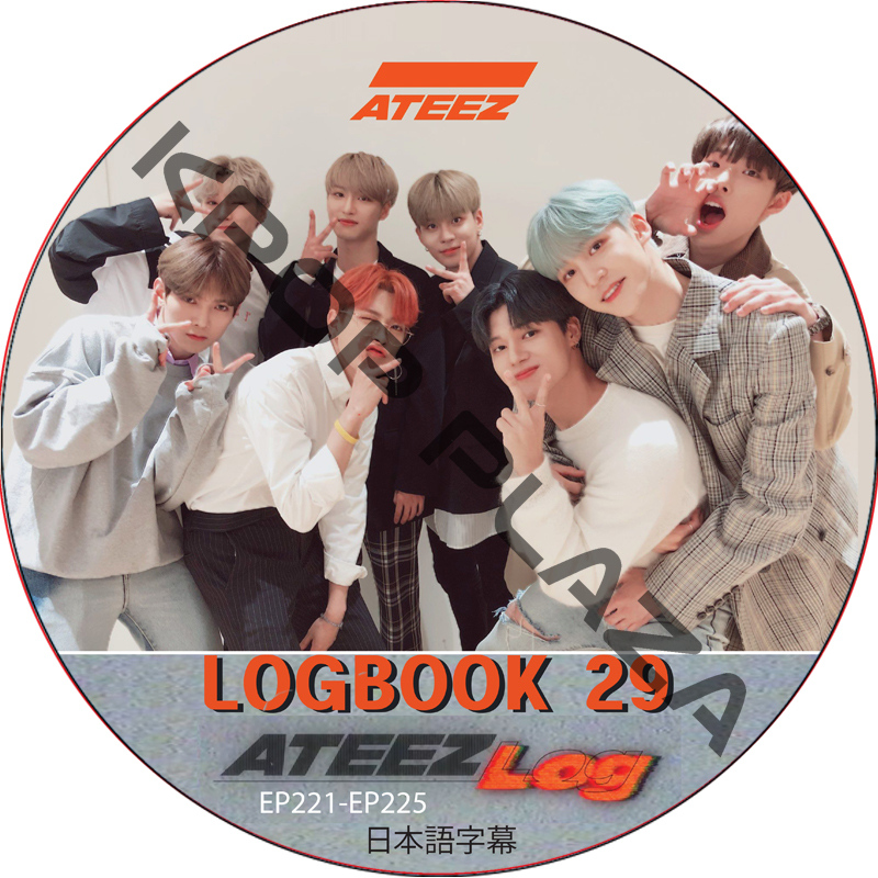 ATEEZ LOGBOOK29 (EP221-EP225) 日本語字幕 / ATEEZ [K-POP DVD]の画像
