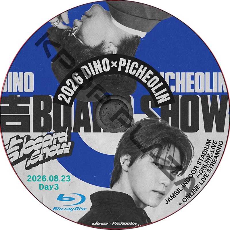 [Blu-ray] 2026 DINOxPICHEOLIN [吉BOARD SHOW] Day3 (26.08.23) 日本語字幕 / ディノ SVT DVD セブチ [K-POP DVD]の画像