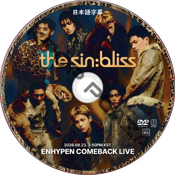 ENHYPEN 'THE SIN BLISS' COMEBACK LIVE (2026.08.23) 日本語字幕 / ENHYPEN DVD [K-POP DVD]の画像