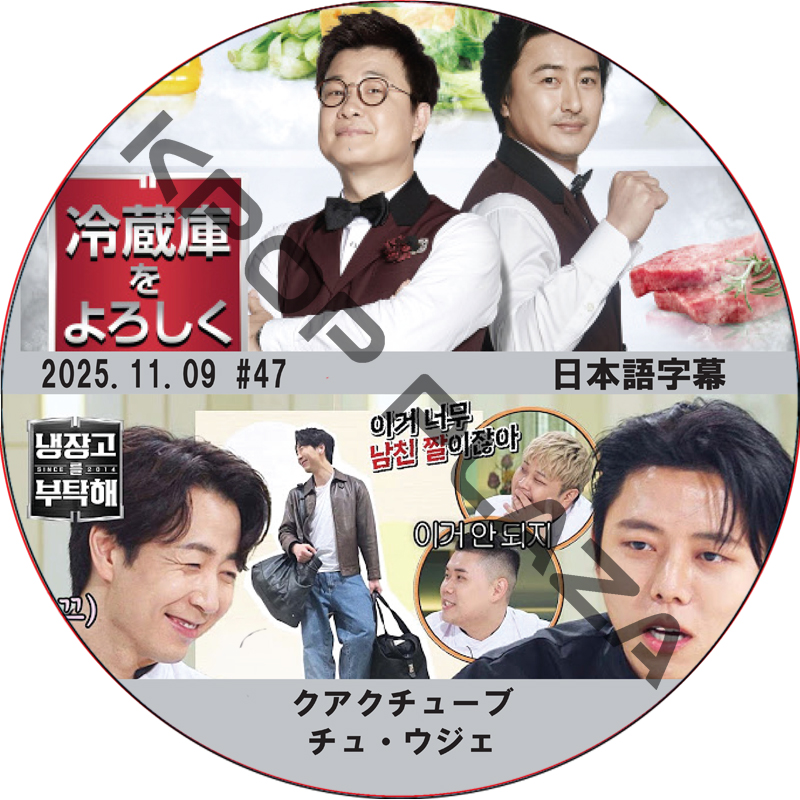 冷蔵庫をよろしく シーズン2 (25.11.09 #47) 日本語字幕 / [出演者 : クアクチューブ, チュ・ウジェ 他] [K-POP DVD]の画像