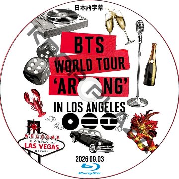 [Blu-ray] BTS WORLD TOUR ‘ARIRANG’ IN LOS ANGELES Day2 (2026.09.03) 日本語字幕 / 防弾少年団 BTS [K-POP DVD]の画像