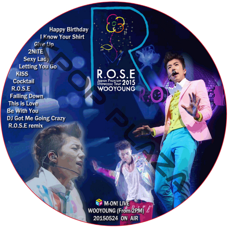 WOOYOUNG (From 2PM) Japan Premium Showcase Tour 2015 “R.O.S.E” / ツーピーエム 2pm dvd ウヨン [K-POP DVD]の画像