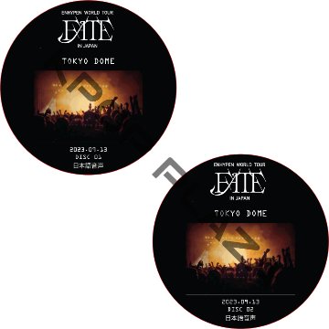 ENHYPEN WORLD TOUR ‘FATE’ IN JAPAN [東京ドーム] (2023.09.13 #2枚セット) 日本語音声 / ENHYPEN DVD [K-POP DVD]の画像