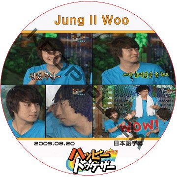 チョンイル ハッピートゥゲザー (2009.08.20) 日本語字幕 / JUNG IL WOO チョン・イル [K-POP DVD]の画像