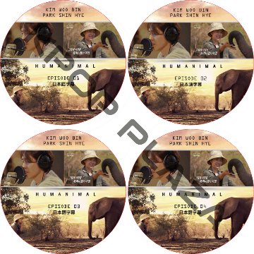 キムウビン HUMANIMAL (4枚セット) 日本語字幕 / KIM WOO BIN, PARK SHIN HYE パクシネ ヒューマニマル [K-POP DVD]の画像