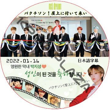 NCT DREAM パクチソン! 屋上に付いて来い (2022.01.16) チソンの成人式パーティー 日本語字幕 / NCT127 NCT DREAM [K-POP DVD]の画像