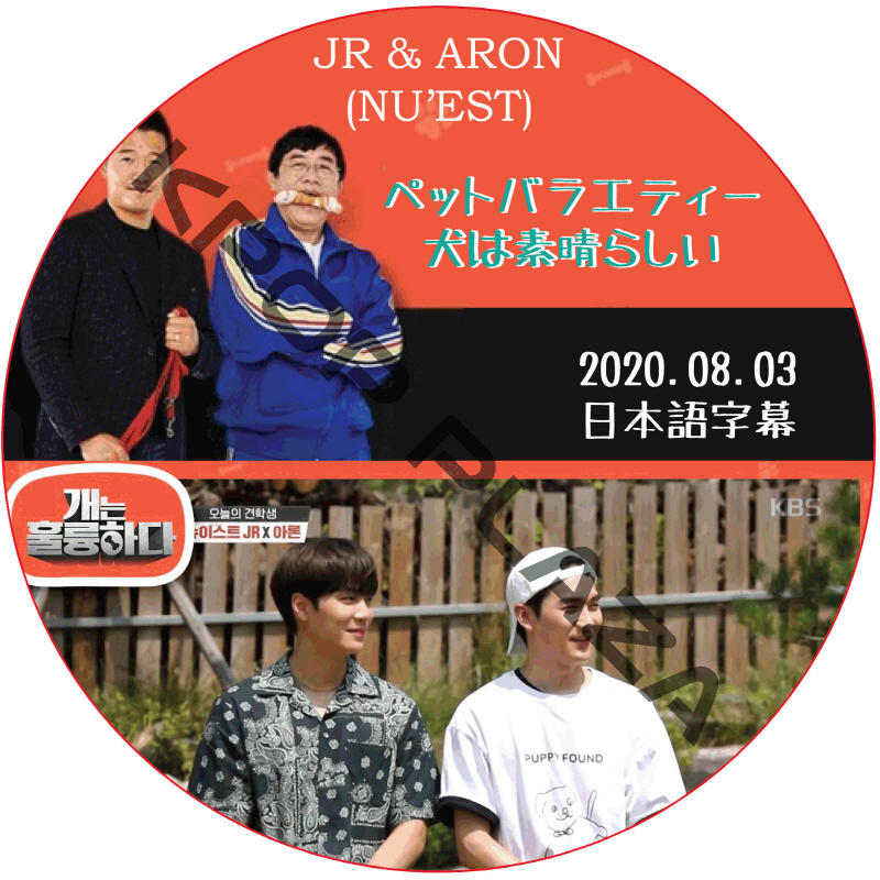 NU'EST ペットバラエティ〜犬は素晴らしい (2020.08.03) 日本語字幕 / NU'EST W JR ARON [K-POP DVD]の画像