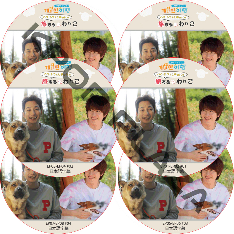 パク・シフ＆ヒチョルの旅するわんこ ((EP01-EP12 完結 #6枚セット) 日本語字幕 / HEECHUL SUPER JUNIOR PARK SI HOO  [K-POP DVD]の画像