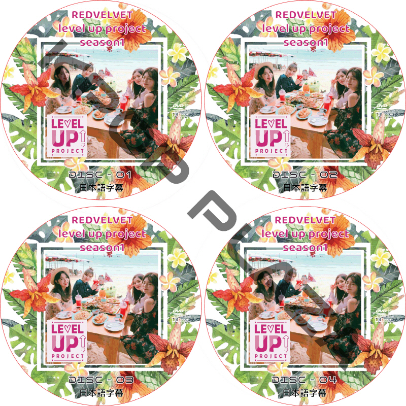 Red Velvet LEVEL UP PROJECT SEASON1 (4枚セット) 日本語字幕 / レッドベルベット [K-POP DVD]の画像