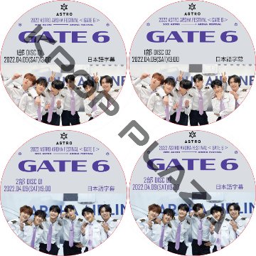2022 ASTRO AROHA FESTIVAL(GATE 6) (2022.04.09 #4枚セット) 日本語字幕 / アストロ [K-POP DVD]の画像