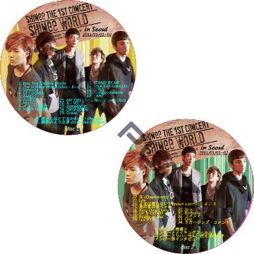 SHINee 1ST CONCERT IN SEOUL SHINee WORLD (2枚セット) 日本語字幕 / シャイニー [K-POP DVD]の画像