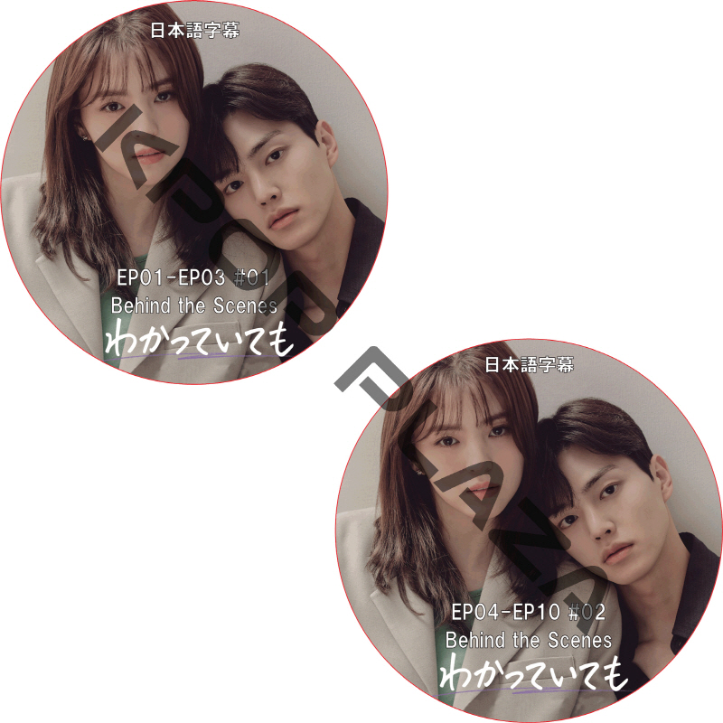 わかっていても ビハインド (EP01-EP10 #2枚セット) 日本語字幕 / [出演者 : ソン・ガン, ハン・ソヒ] song kang dvd Nevertheless [K-POP DVD]の画像