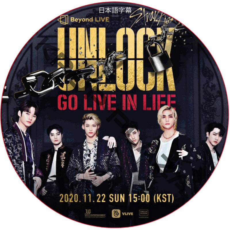 STRAY KIDS 'Unlock : GO LIVE IN LIFE' BEYOND LIVE (2020.11.22) 日本語字幕 / ストレイキッズ [K-POP DVD]の画像