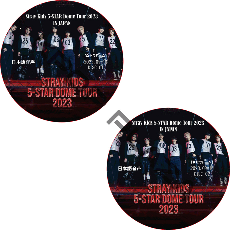 Stray Kids 5-STAR Dome Tour 2023 [京セラドーム] (2023.09.10 #2枚セット) 日本語音声  [K-POP DVD]の画像