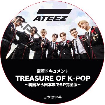 ATEEZ 密着ドキュメント TREASURE OF K-POP 韓国から日本までSP (日本語字幕) / ATEEZ DVD [K-POP DVD]の画像