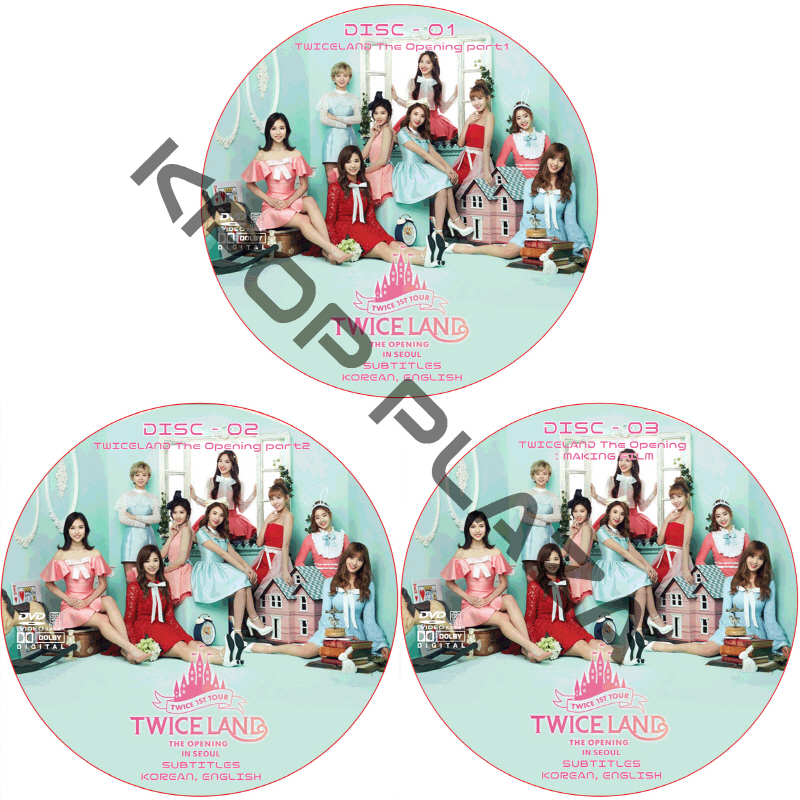 TWICE 1ST CONCERT IN SEOUL (3枚セット) [K-POP DVD]の画像