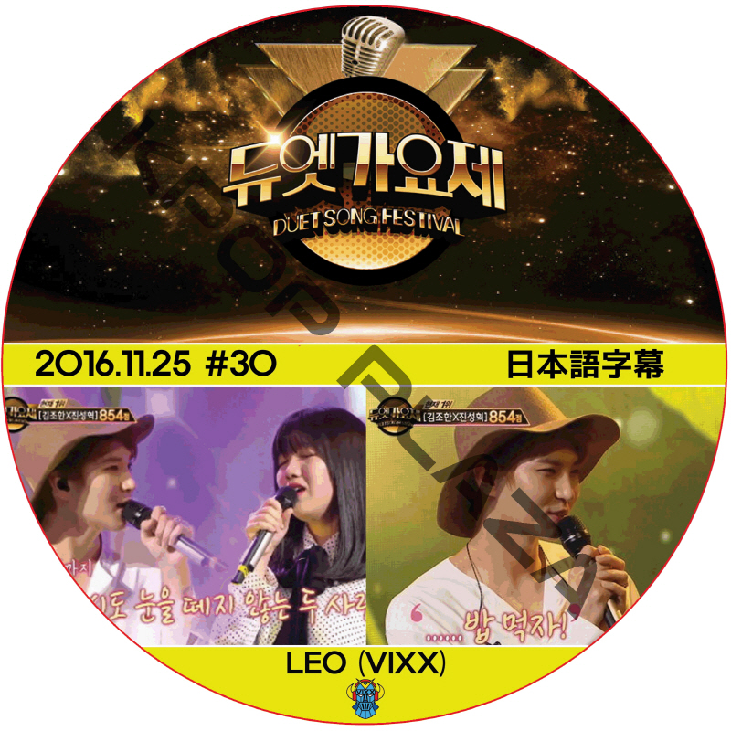 VIXX レオ デュエット歌謡祭 (2016.11.25) 日本語字幕 / ビックス LEO [K-POP DVD]の画像