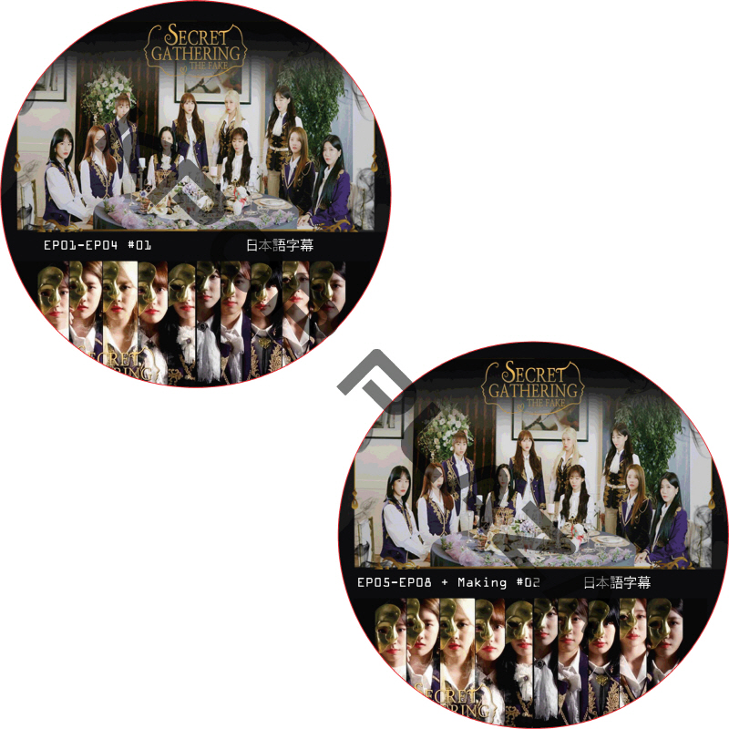 WJSN SECRET GATHERING THE FAKE (EP01-EP08 + Making #2枚セット) 日本語字幕 / WJSN DVD 宇宙少女 [K-POP DVD]の画像