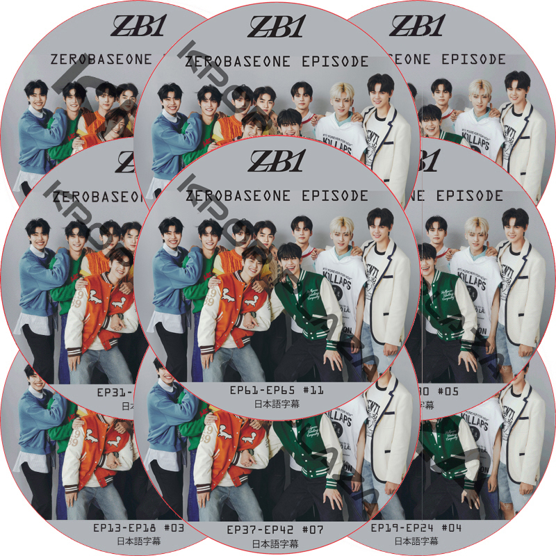 ZB1 ZE-PISODE (EP01-EP100 #18枚セット) 日本語字幕 / ゼロベースワン ZB1 DVD ZEROBASEONE [K-POP DVD]の画像